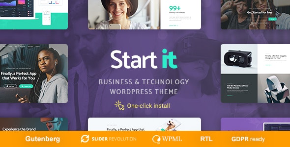 Start It v1.1.2 – Technology & Startup WP Theme