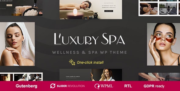 Luxury Spa v1.1.7 – Beauty Spa & Wellness Resort Theme