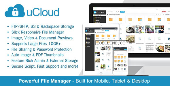 uCloud v2.0.1 – File Hosting Script – Securely Manage, Preview & Share Your Files
