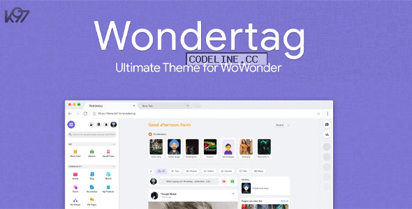 Wondertag v1.5 – The Ultimate WoWonder Theme