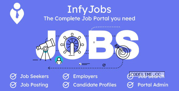 InfyJobs v2.1.0 – Laravel Job Portal Script with Website