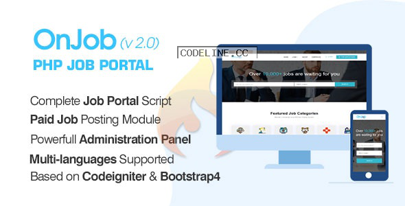 OnJob v2.2 – PHP Job Portal Application