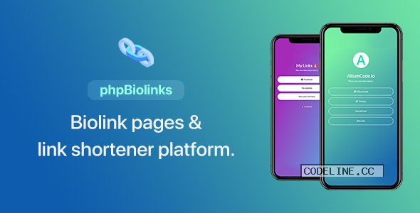 BioLinks v5.2.0 – Instagram & TikTok Bio Links & URL Shortener (SAAS Ready)