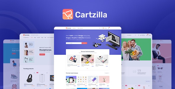 Cartzilla v1.0.17 – Digital Marketplace & Grocery Store WordPress Theme