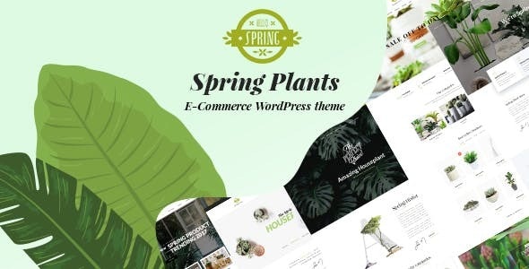 Spring Plants v3.0 – Gardening & Houseplants WordPress Theme