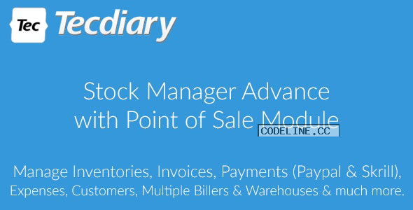 Stock Manager Advance with Point of Sale Module v3.4.40
