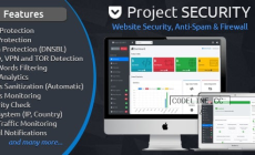 Project SECURITY v4.3 – Website Security, Anti-Spam & Firewall