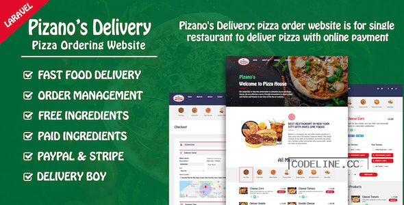 Pizano’s Delivery v1.0 – Unlimited pizza order website