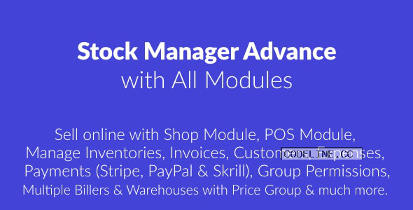 Stock Manager Advance with All Modules v3.4.40