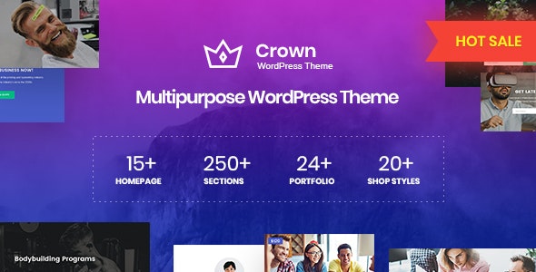 Crown v1.0.6 – Multi Purpose WordPress Theme