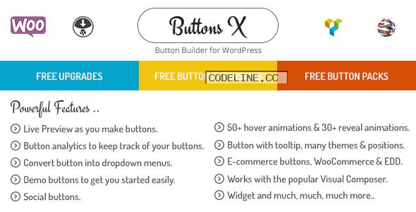 Buttons X v1.9.73 – Powerful Button Builder for WordPress