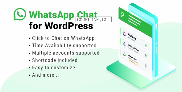 WhatsApp Chat for WordPress v3.1.1