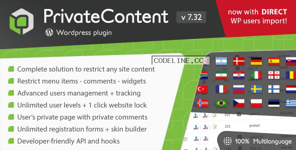 PrivateContent v7.33 – Multilevel Content Plugin