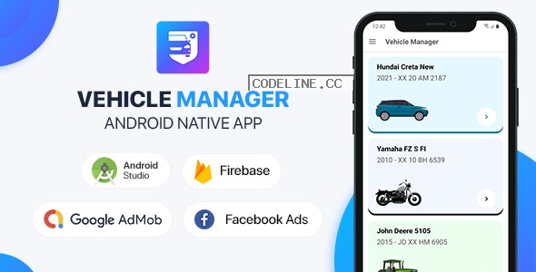 Vehicle Manager with Php Backend – Android (Kotlin) v1.3