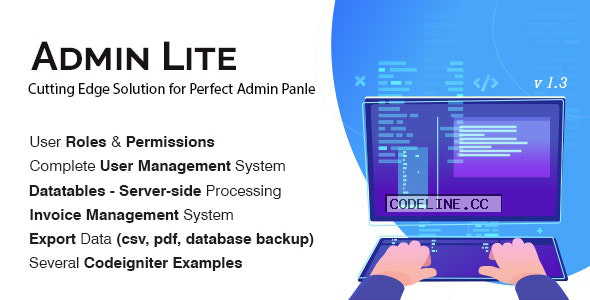 Admin Lite v2.1 – PHP Admin Panel + User Management