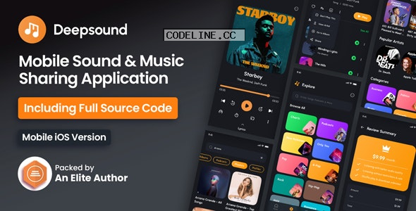 DeepSound IOS v1.2.9 – Mobile Sound & Music Sharing Platform Mobile IOS Application