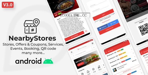 Nearby Stores Android v3.,0.2 – Offers & Coupons, Events, Restaurant, Services & Booking