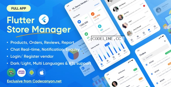 Flutter Store Manager v1.6.0 – App For Vendors WordPress & Woocommerce