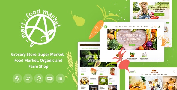 A-Mart v1.0.5 – Organic Products Shop WordPress Theme