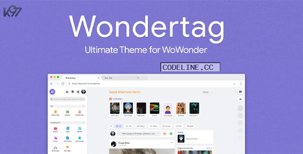 Wondertag v1.1 – The Ultimate WoWonder Theme