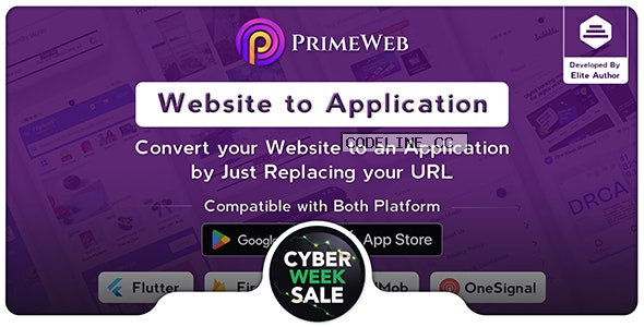 Prime Web v1.0.7 – Convert Website to a Flutter App