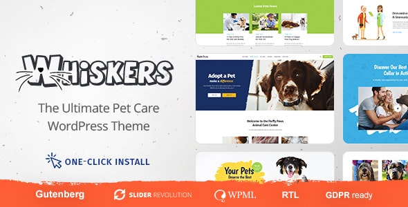 Whiskers v1.1.2 – Pets Store | Vet Clinic | Animal Adoption