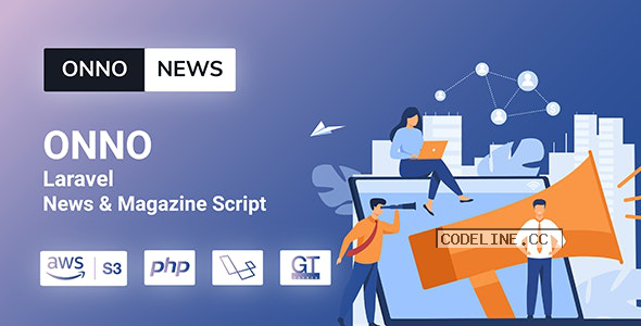 ONNO v1.0.2 – Laravel News & Magazine Script