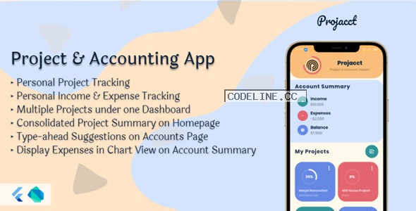 Projacct v1.2.0 – Project and Accounting App