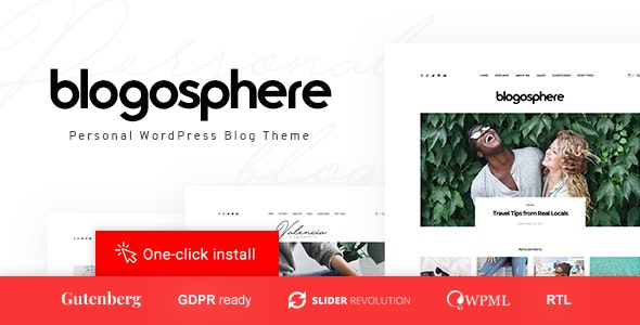 Blogosphere v1.0.9 – Multipurpose Blogging Theme