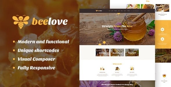 Beelove v1.2.6 – Honey Production and Sweets Online Store WordPress Theme