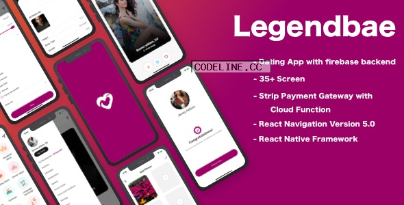 Legendbae v1.0 – React Native Social Dating App