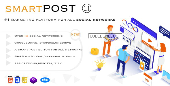 Smart Post v1.5 – Social Marketing Tool
