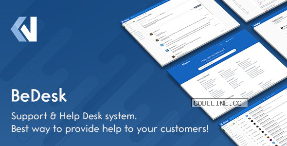 BeDesk v1.3.5 – Customer Support Software & Helpdesk Ticketing System