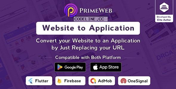 Prime Web v1.0.6 – Convert Website to a Flutter App