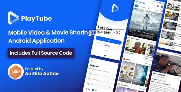 PlayTube v3.1.1 – Mobile Video & Movie Sharing Android Native Application (Import / Upload)