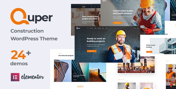 Quper v1.12 – Construction and Architecture WordPress Theme