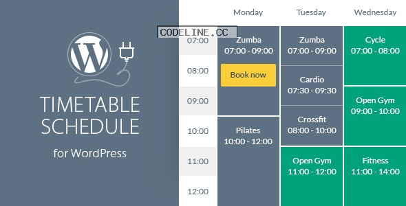 Timetable Responsive Schedule v6.7