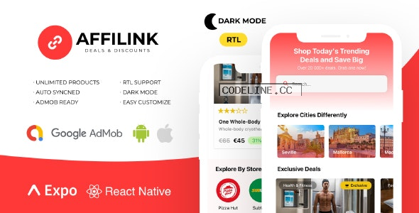 AffiLink Mobile v1.0.0 – Affiliate Link Sharing Platform