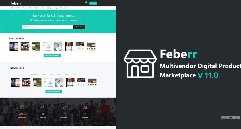 Feberr v11.0 – Multivendor Digital Products Marketplace