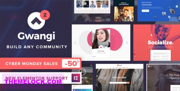 Gwangi v2.4.1 – PRO Multi-Purpose Membership, Social Network & BuddyPress Community Theme
