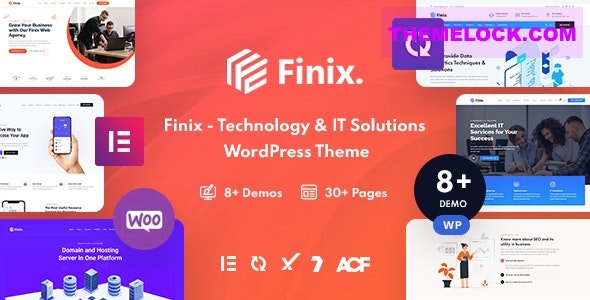 Finix v1.4 – Technology & IT Solutions WordPress Theme