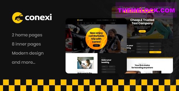 Conexi v2.0 – Taxi Booking Service WordPress Theme + RTL