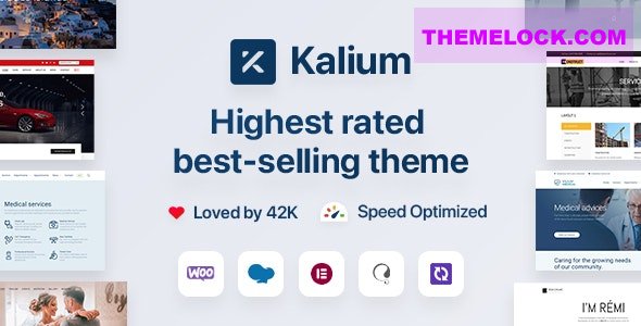 Kalium v3.4.5 – Creative Theme for Professionals