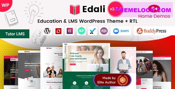 Edali v3.9.4 – Education LMS & Online Courses WordPress Theme