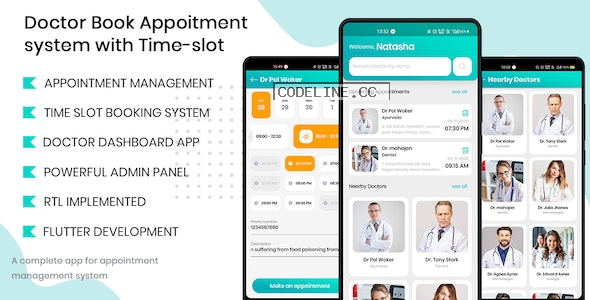 Doctor Finder v6.1 – Appointment Booking With Time-slot app