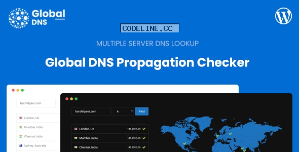 Global DNS v2.2.0 – Multiple Server – DNS Propagation Checker – WP