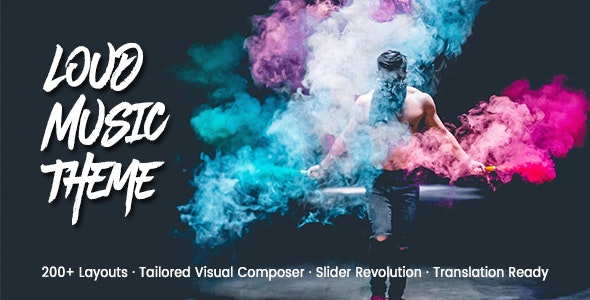 Loud v2.1.9 – A Modern WordPress Theme for the Music Industry