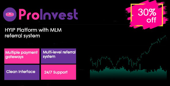 ProInvest v1.3.3 – CryptoCurrency and Online Investment Platform