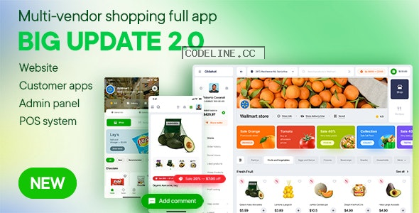 Sundaymart – Multi-purpose e-commerce marketplace (Website + Customer apps + Admin panel) – 23 January 2023