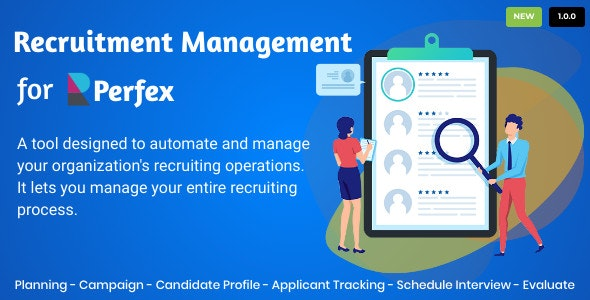 Recruitment Management for Perfex CRM v1.0